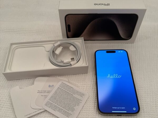 Apple iPhone 15 Pro 1TB In Natural Titanium With “No SIM Restrictions” 7C69