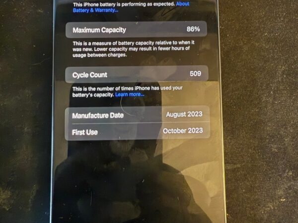 iPhone 15 Pro Max 256GB Titanium Unlocked 1O55