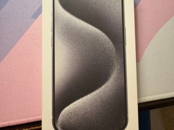 iPhone 15 Pro with Clear MagSafe Case Unopened 2V12